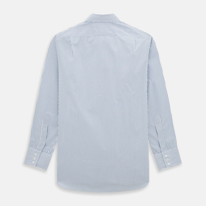 Blue Shadow Stripe Mayfair Shirt Image 2