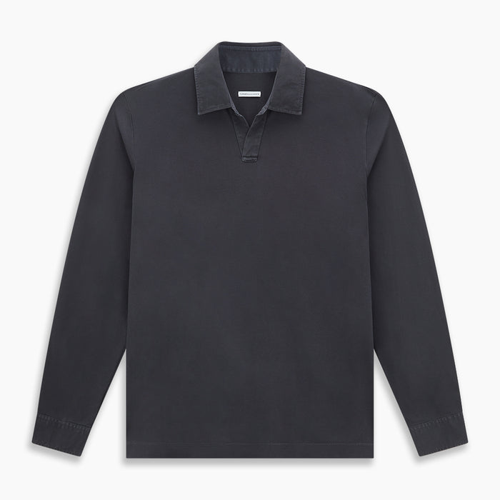 Charcoal Rugby Polo Shirt Image 6
