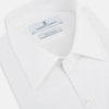 View 2 of product The Turnbull & Asser White Westminster Shirt is a long-sleeve, button-up dress shirt with a classic cut and Westminster collar, shown on a white background.