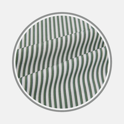 Melon Green Halo Stripe Fabric