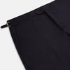 View 8 of product The Turnbull & Asser Long Navy Single Breasted Suit, shown on a white background, features a blazer with notch lapels and matching tailored trousers—ideal for formal occasions.