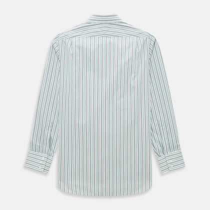 Forest Green Multi Stripe Mayfair Shirt Image 2