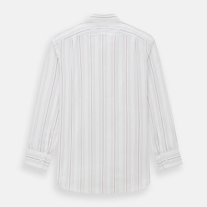 Purple and Rose Multi Stripe Mayfair Shirt Image 2