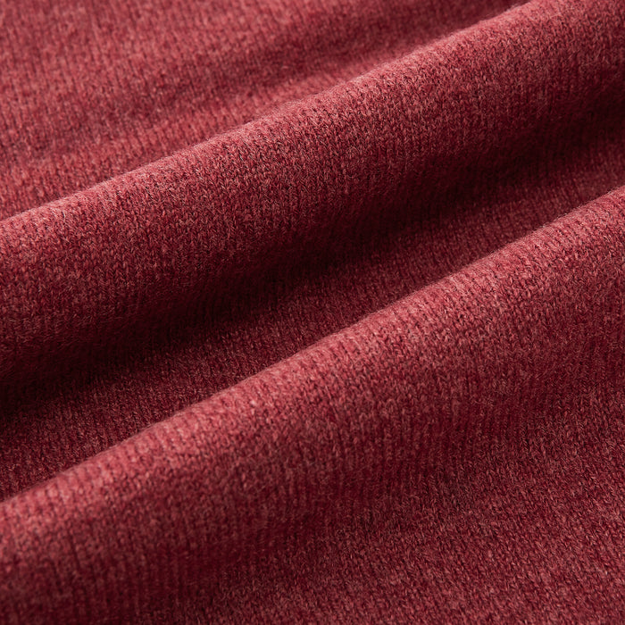 Plain Antique Pink Cashmere Knitted Scarf Image 2