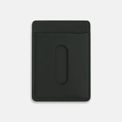 Forest Green Two-slot Card Case Image 1