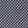 View 3 of product Seven-Fold Navy & White Houndstooth Silk Tie