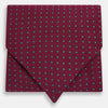 View 1 of product The Turnbull & Asser Blue and Burgundy Micro Dot Silk Cravat features a subtle pattern, making it a refined formal accessory that adds elegance to your outfit.