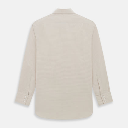 Pale Pink Fine Check Mayfair Shirt Image 2