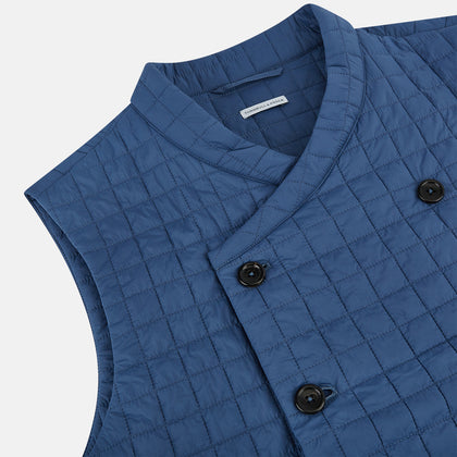 Azzurro Double-Breasted Quilted Gilet Image 1