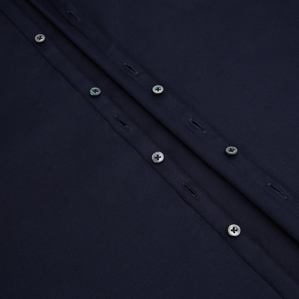 Navy Twill Windsor Shirt Image 6