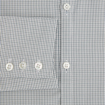 Forest Green Micro Tattersall Westminster Shirt Image 3