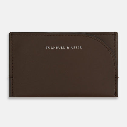 Dark Chocolate Slim Rounded Card Case