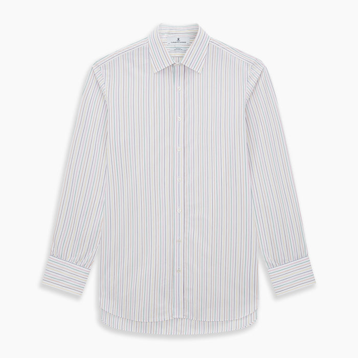 Rainbow Double Pinstripe Mayfair Shirt Image 6