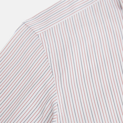 Red and Blue Ticking Stripe Westminster Shirt Image 5