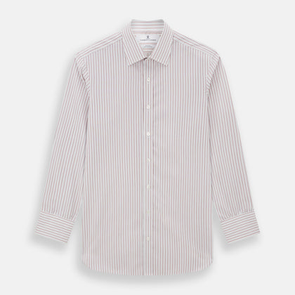 Red Graph Check Mayfair Shirt