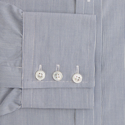 Blue Fine Stripe Mayfair Shirt Image 5