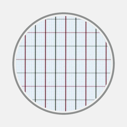 Burgundy and Forest Green Check Fabric