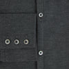 View 4 of product The Charcoal Melange Westminster Shirt by Turnbull & Asser features a long-sleeve, button-up design with a Turnbull collar and buttoned cuffs, offering classic British craftsmanship in a timeless style.