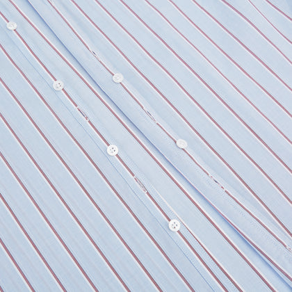 Blue and Burgundy Multi-Stripe Westminster Shirt Image 6