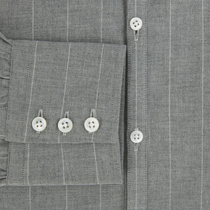 Grey Wide Stripe Westminster Shirt Image 3