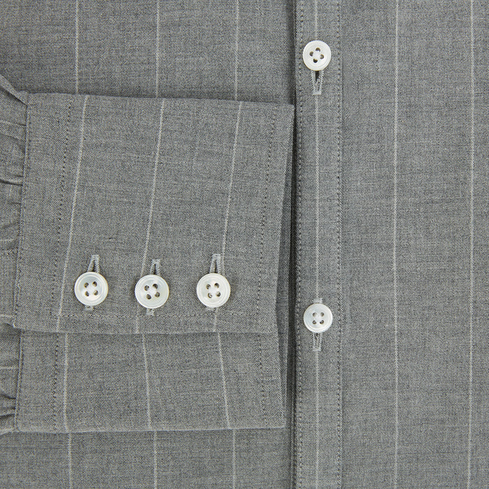 Grey Wide Stripe Westminster Shirt Image 3