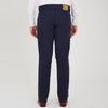 View 3 of product A pair of Blue Moleskin Trousers by Turnbull & Asser.