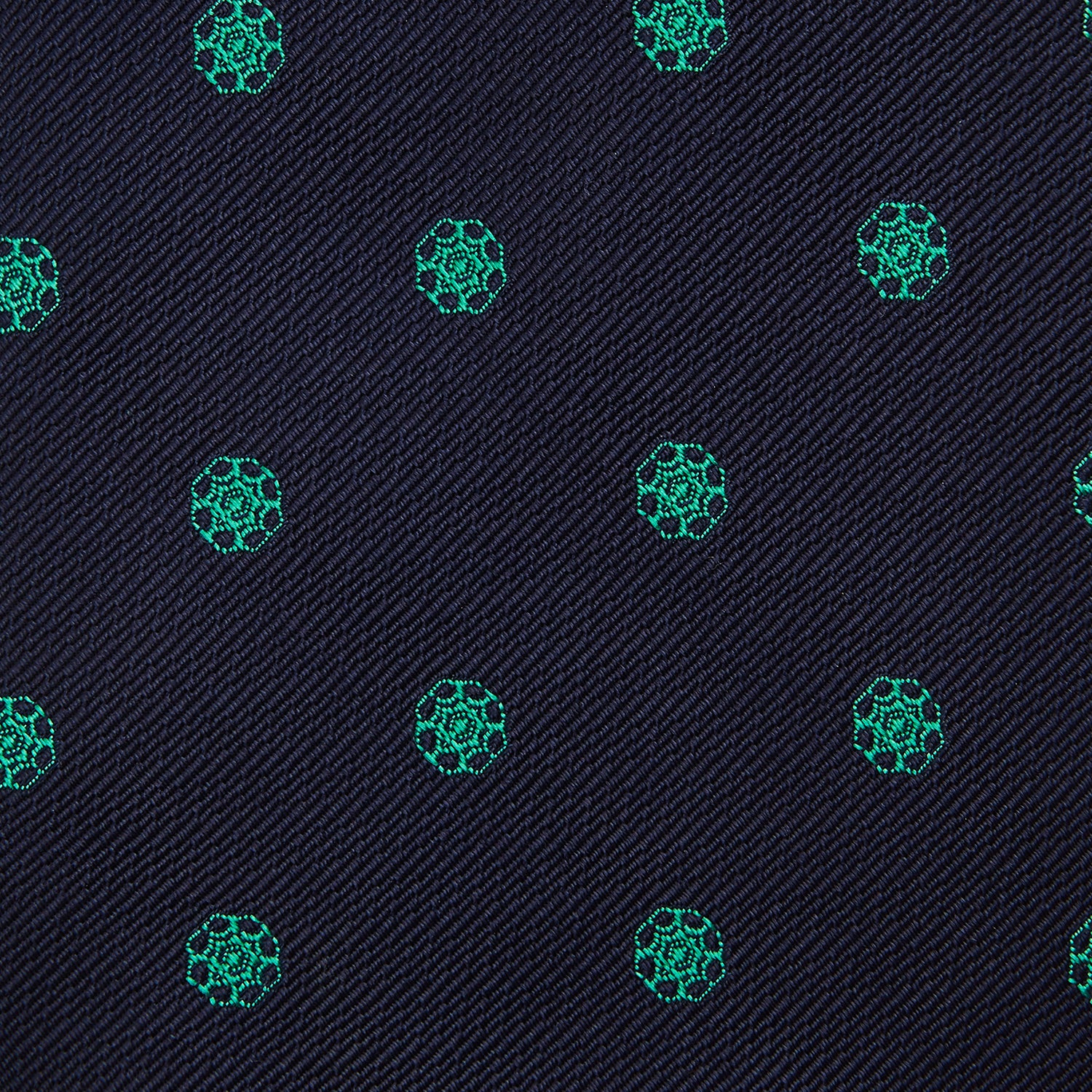 View 3 of product The Green flower and navy silk tie by Turnbull & Asser is perfect for adding a touch of color to any classic wardrobe.
