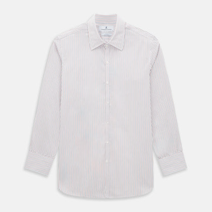 Red and Blue Double Stripe Westminster Shirt