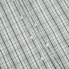 View 7 of product The Turnbull & Asser Sage Green Plaid Check Westminster Shirt features a collared, long-sleeve button-up design with a white base and sage green plaid pattern, showcasing classic British craftsmanship against a clean white background.