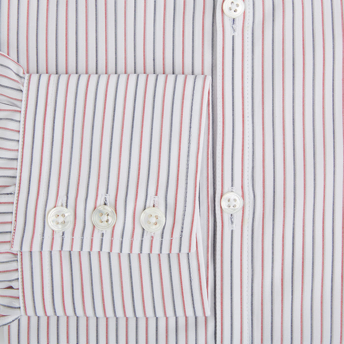 Red and Blue Double Stripe Westminster Shirt Image 3
