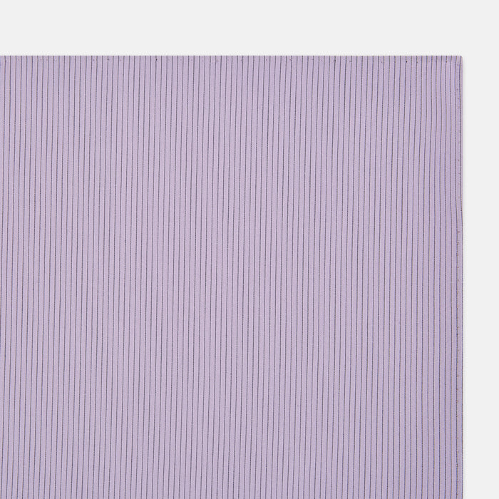 Lilac Pinstripe Hand-Rolled Handkerchief Image 1