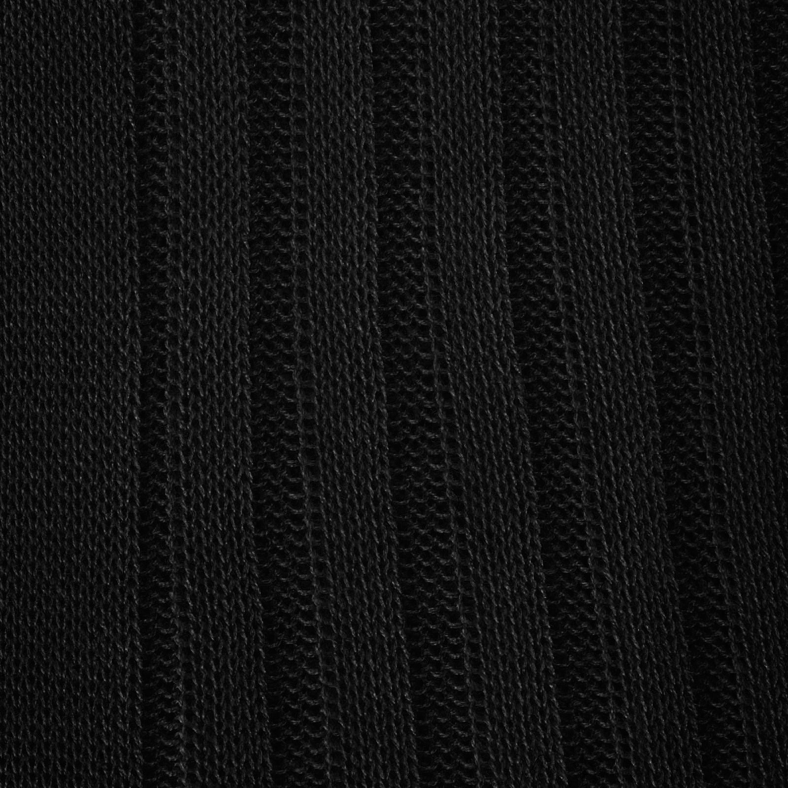 View 2 of product A single Brown Long Cotton Sock by Turnbull & Asser is shown on a neutral background, highlighting its knee-high length and ribbed design, crafted from premium Egyptian cotton.