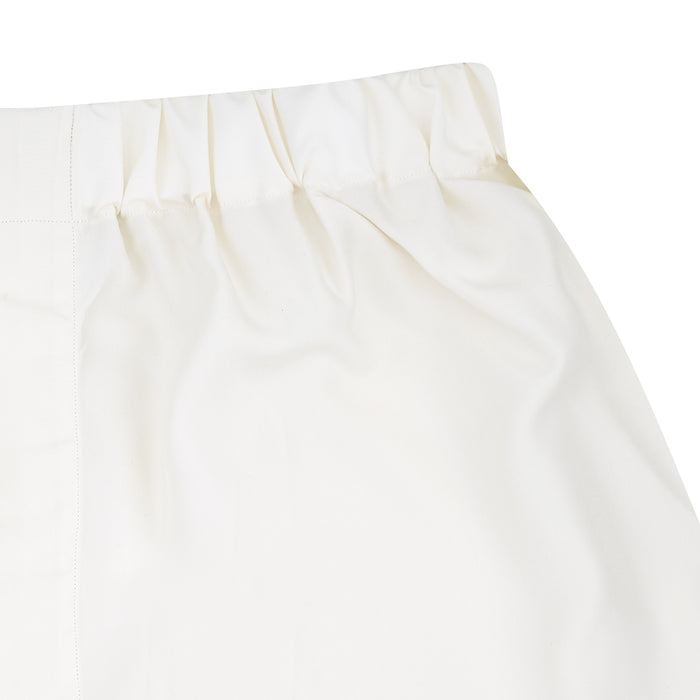 Cream Silk Boxer Shorts Image 1