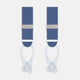 Turnbull & Asser Blue Adjustable Felt Braces with silver clasps and white leather ends, ideal for smart occasions, are shown side by side against a plain white background.