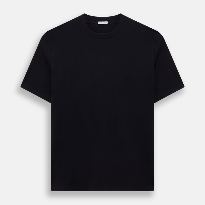 Navy Short-sleeve Pyjama T-Shirt