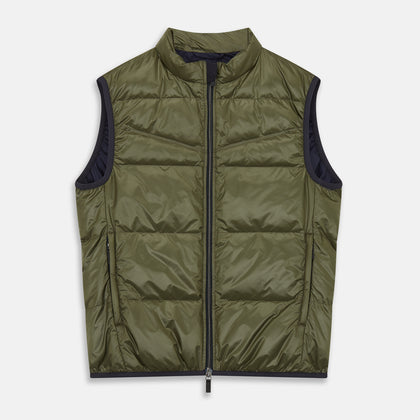 Green Peyton Sealup Quilted Gilet Image 1