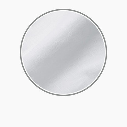 Plain White Linen Fabric Image 2