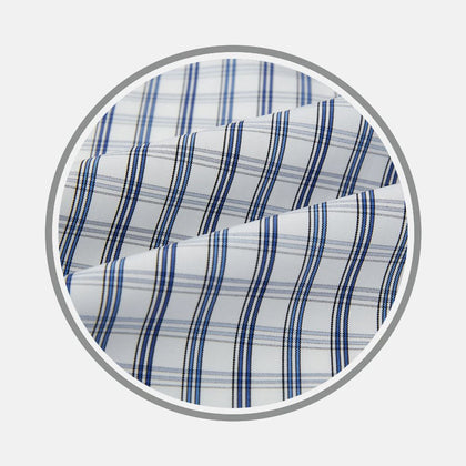 Azzurro Multi Check Fabric