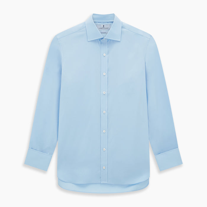Dr. No Blue Cotton Shirt With Cocktail Cuff As Seen On James Bond Image 7