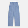 View 1 of product The Navy Check Cotton Hastings Pyjama Trousers from Turnbull & Asser feature an elasticated drawstring waist for comfort.