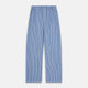 The Navy Check Cotton Hastings Pyjama Trousers from Turnbull & Asser feature an elasticated drawstring waist for comfort.