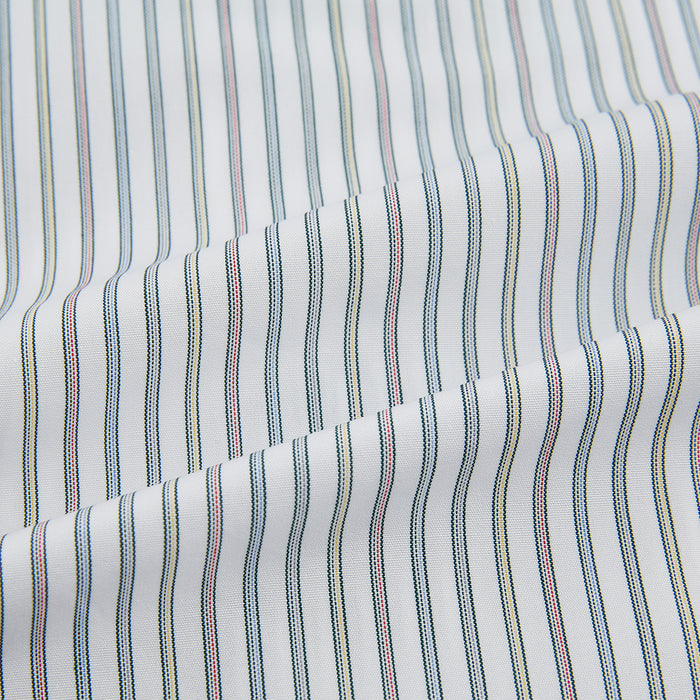 Forest Green with Multicoloured Music Stripe Mayfair Shirt Image 5