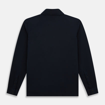 Navy Rugby Polo Shirt Image 2