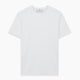 The White Davey Cotton T-Shirt by Turnbull & Asser is a plain white, fine-gauge jersey crew neck with short sleeves and a small neck tag, made in the UK and shown on a white background with no logos or designs.