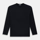 A plain navy long-sleeve crewneck by Turnbull & Asser is displayed on a white background, featuring a simple, classic design with no visible logos or patterns.