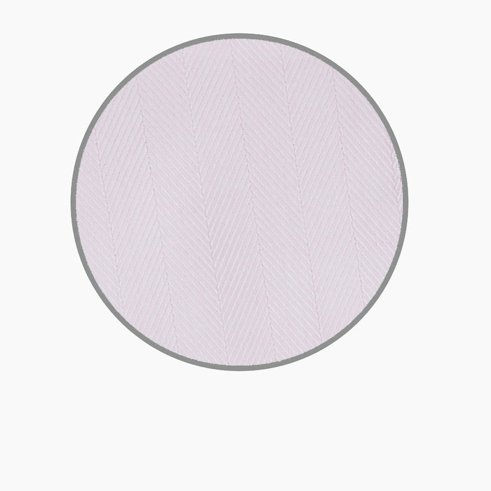Pink Herringbone Cotton Fabric Image 2