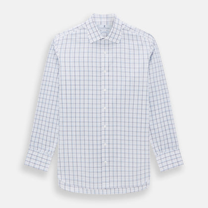 Purple and Blue Multi Check Mayfair Shirt