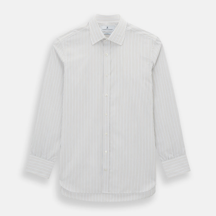 Red and Blue Double Pinstripe Mayfair Shirt
