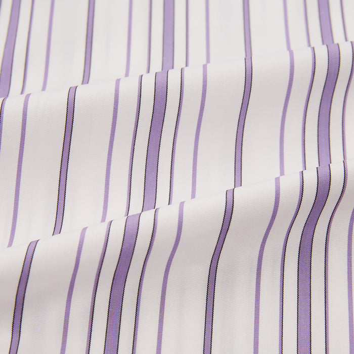 Purple Multi Stripe Mayfair Shirt Image 5