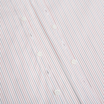 Red and Blue Ticking Stripe Westminster Shirt Image 6
